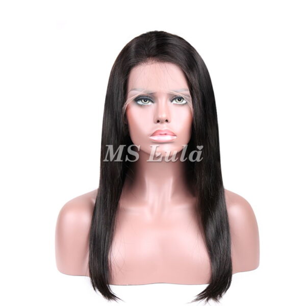 Virgin Human Hair Straight Transparent Full Lace Wigs - Image 5